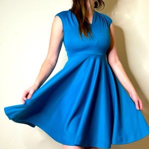 Beautiful bright blue dress
